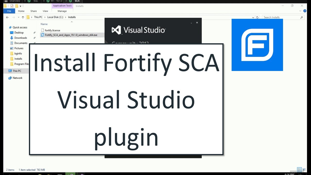 fortify plugin for visual studio mac
